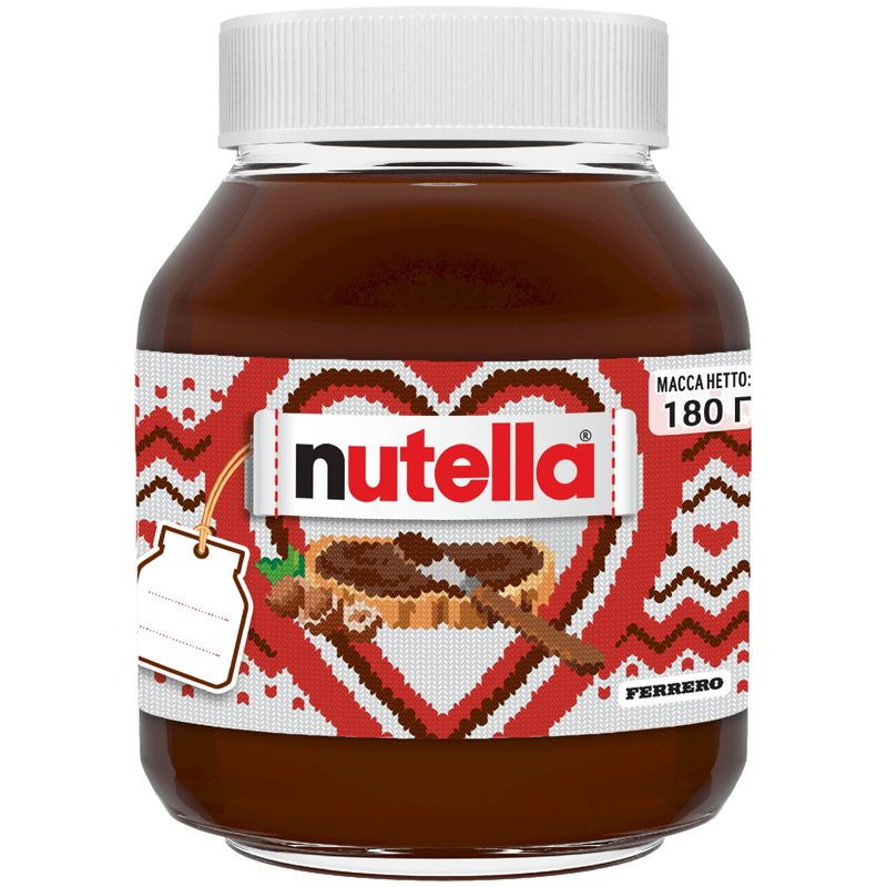 Изображение товара Ореховая паста Nutella фундук и какао 180г натуральный десерт