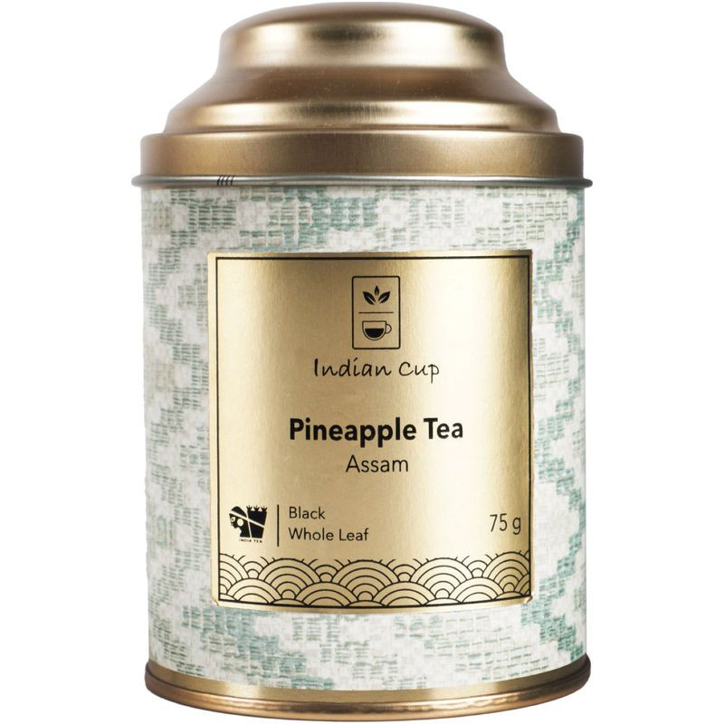 Изображение товара Чай Indian Cup Ананасовый 75г черный с кусочками ананаса Индия