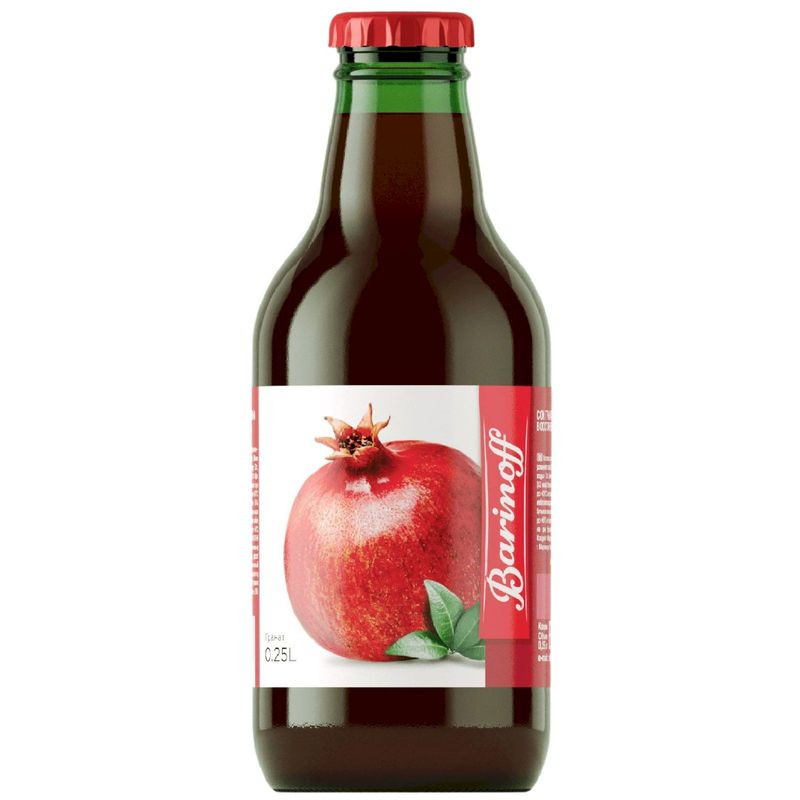 Изображение товара Гранатовый сок Barinoff с сахаром 250 мл натуральный фруктовый напиток