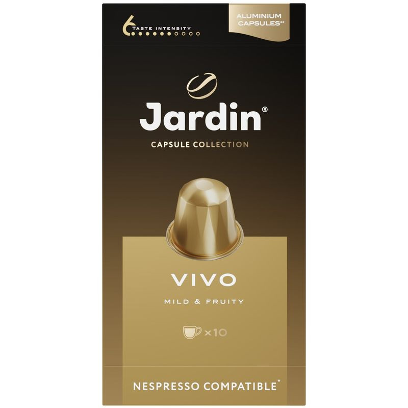 Изображение товара Кофе в капсулах Jardin Vivo 10x5г, молотый арабика средней обжарки