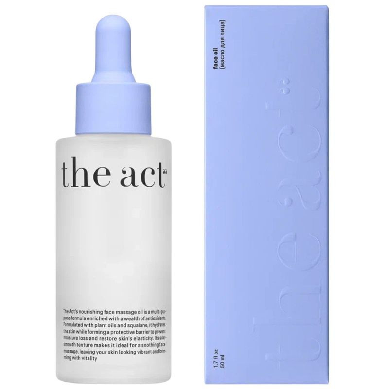 Изображение товара Сыворотка-масло для массажа лица The Act 50 мл натуральный ухаживающий уход