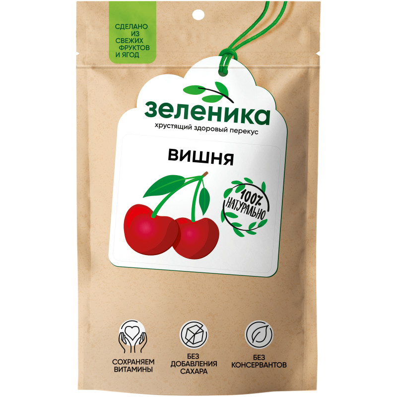 Изображение товара Вишня Зеленика Здоровый перекус фруктовый, 25г