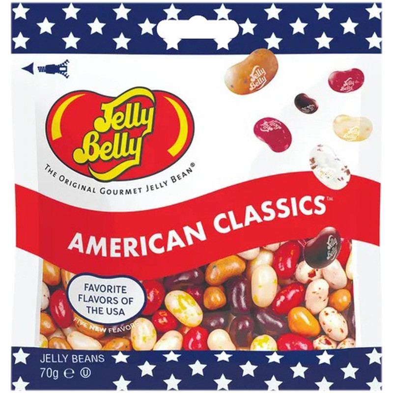 Изображение товара Драже жевательное Jelly Belly Американская классика ассорти, 70г