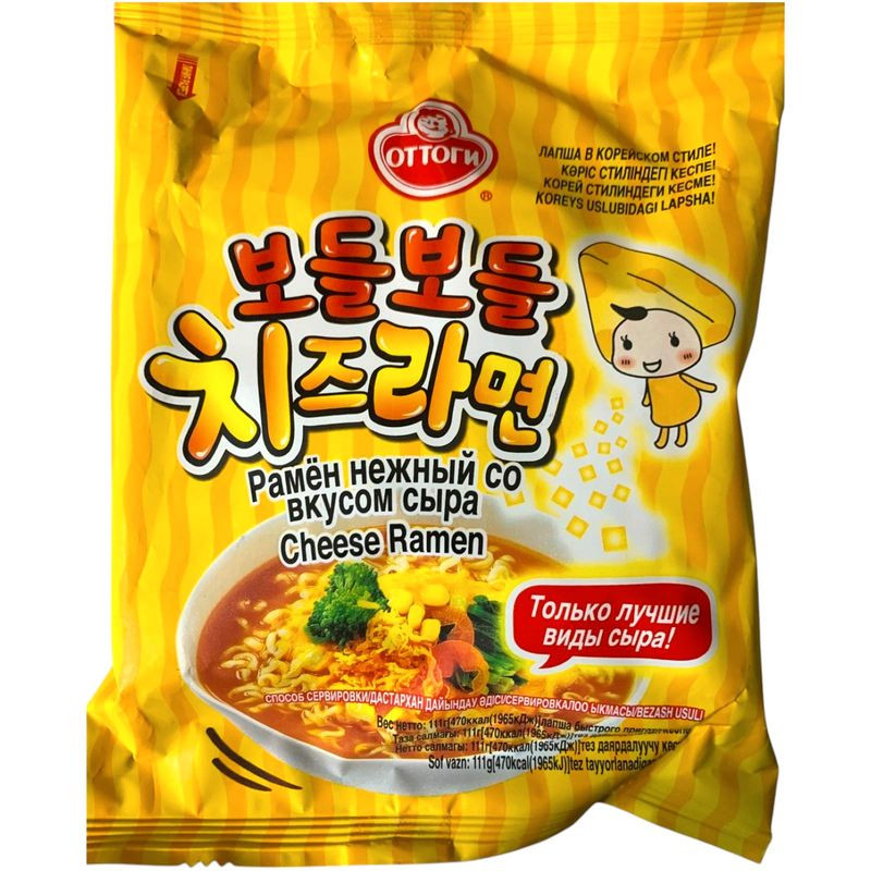 Изображение товара Оттоги Рамен со вкусом сыра 111 г быстротурая лапша корейский продукт