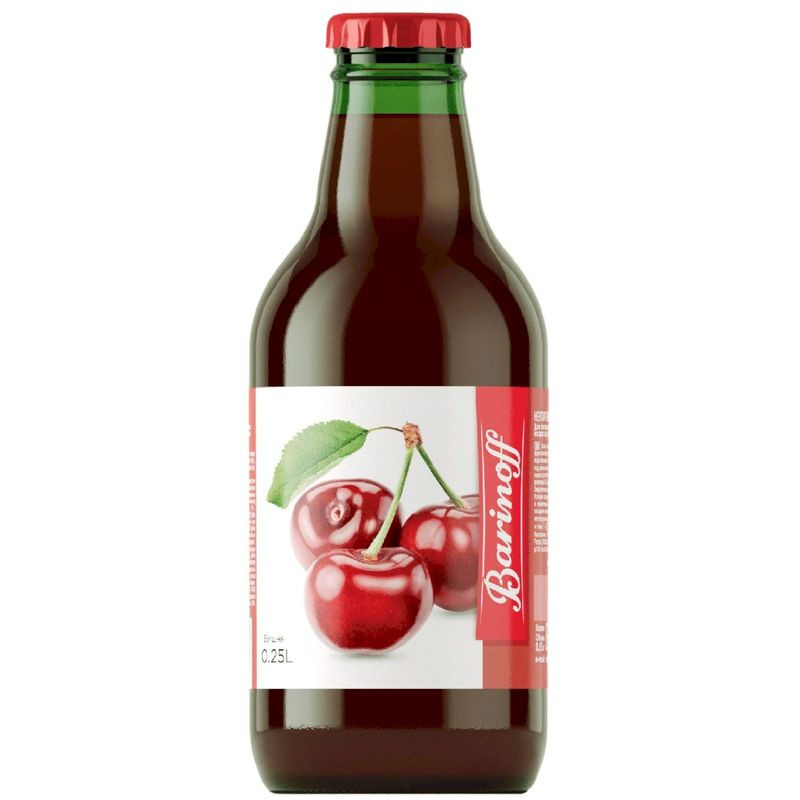 Изображение товара Нектар Barinoff вишнёвый 250 мл натуральный фруктовый напиток