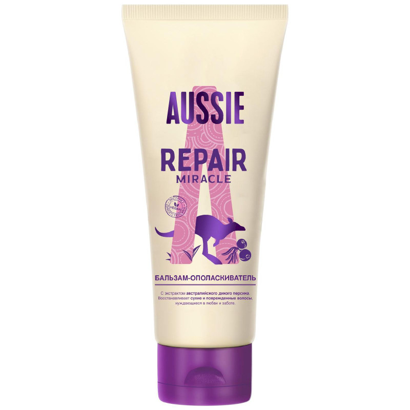 Изображение товара Бальзам-ополаскиватель Aussie Repair Miracle с маслом жожоба 200мл