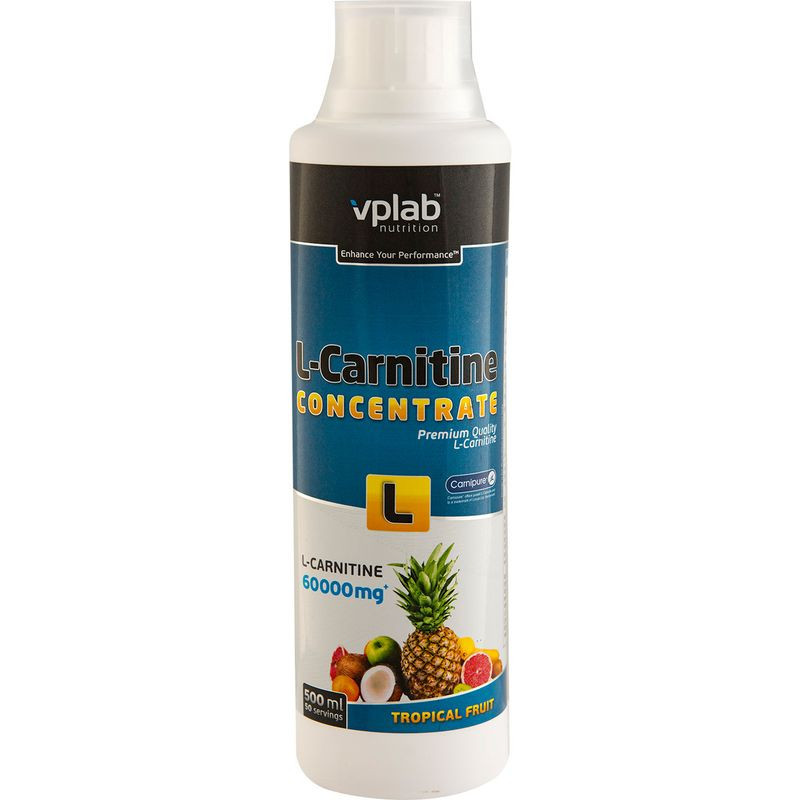 Концентрат Vplab L-Carnitine Тропические фрукты концентрат, 500мл