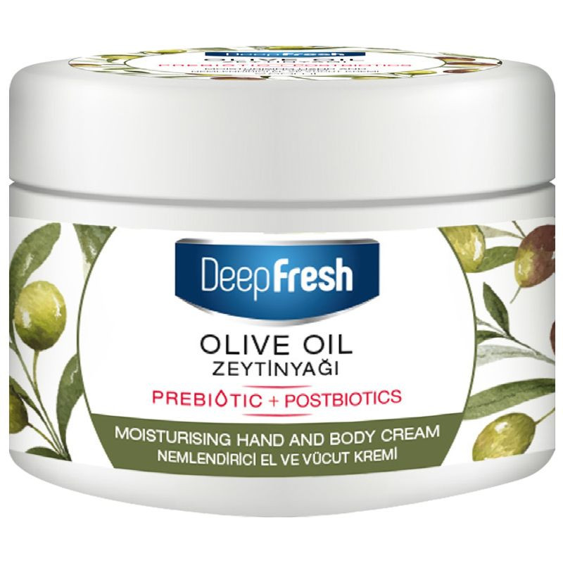 Изображение товара Увлажняющий крем для рук и тела Deepfresh с оливковым маслом 250 мл