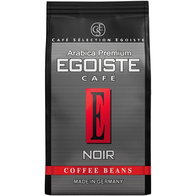 Изображение товара Кофе Egoiste Noir в зёрнах 250г Средняя обжарка Арабика Германия
