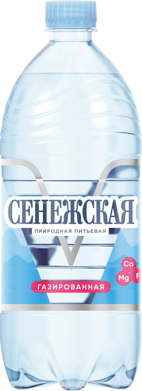 Изображение товара Вода Сенежская минеральная природная питьевая столовая газированная, 1л