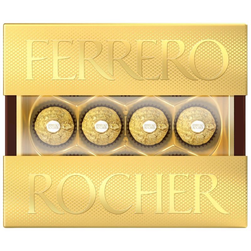 Изображение товара Конфеты Ferrero Rocher молочный шоколад с лесным орехом 125 г