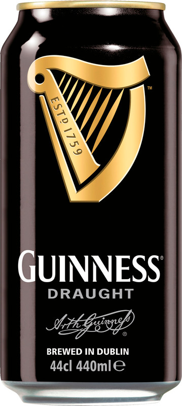 Изображение товара Пиво Guinness Драфт тёмное фильтрованное 4.2%, 440мл